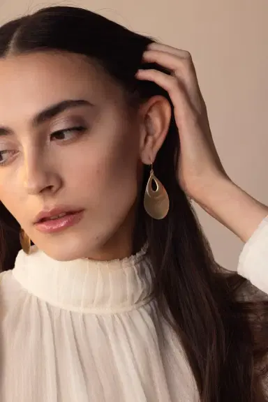 TEN THOUSAND THINGS Peacock Eye Earrings | Thumbnail 2