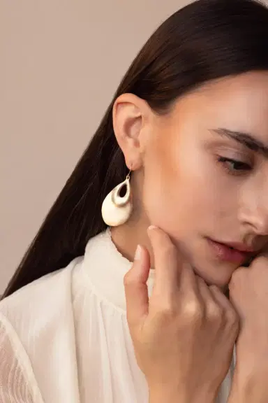 TEN THOUSAND THINGS Peacock Eye Earrings | Thumbnail 3