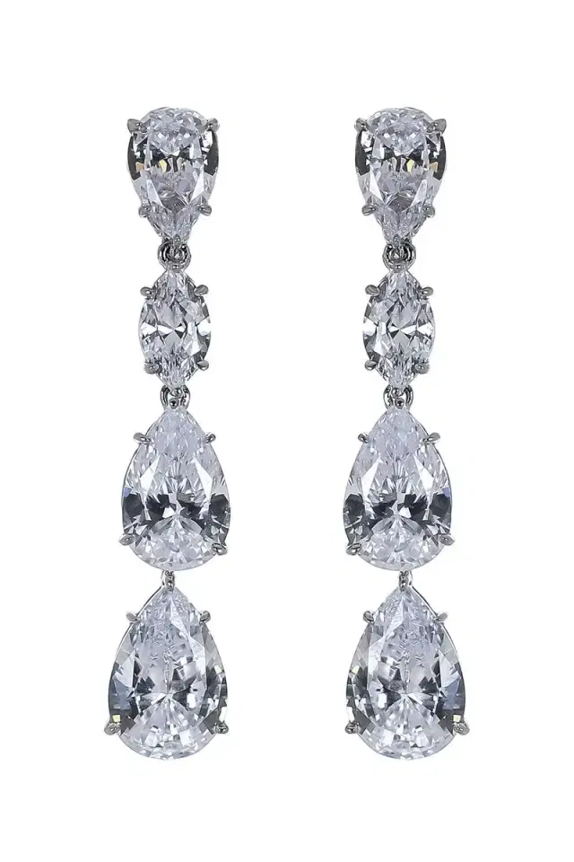 FANTASIA by DESERIO Pear Marquise Drop Earrings