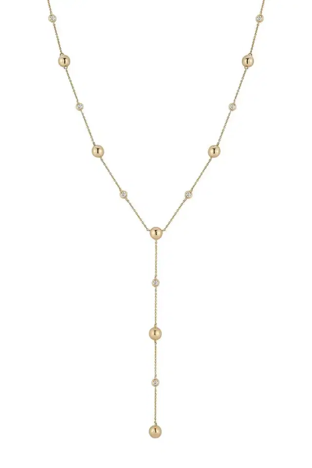 DANA REBECCA DESIGNS Pearl Sadie Oval Link Necklace