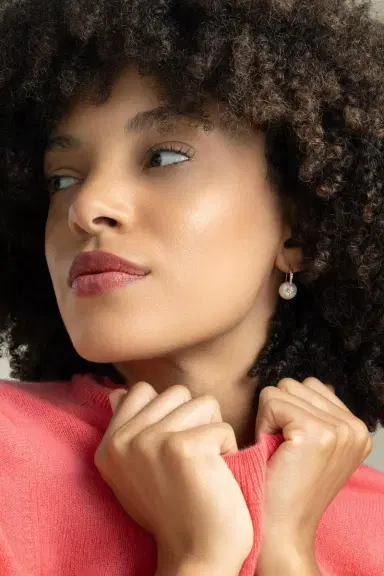 Sydney Evan Pearl Starburst Earrings | Thumbnail 4