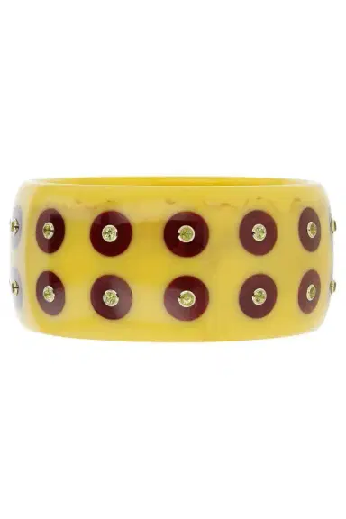 MARK DAVIS Peridot Yellow Bakelite Bangle | Thumbnail 1 MARK DAVIS Peridot Yellow Bakelite Bangle | Thumbnail 1