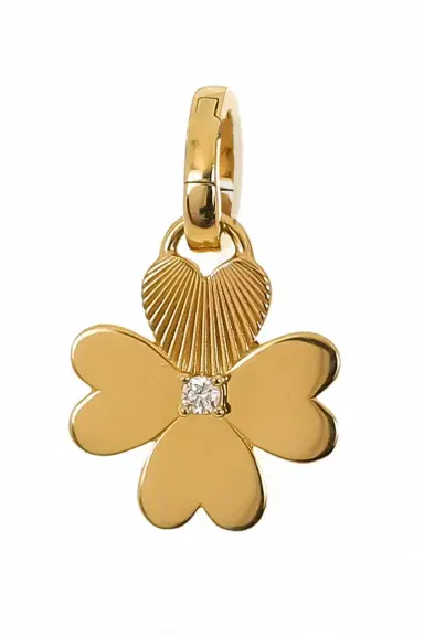 Foundrae Personalized - MiniatureTrue Love Four Heart Clover Pendant | Thumbnail 1 Foundrae Personalized - MiniatureTrue Love Four Heart Clover Pendant | Thumbnail 1