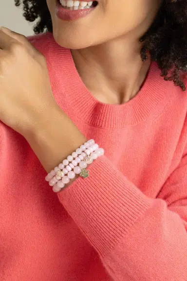 Sydney Evan Pink Grapolite Solar Charm Bracelet | Thumbnail 4