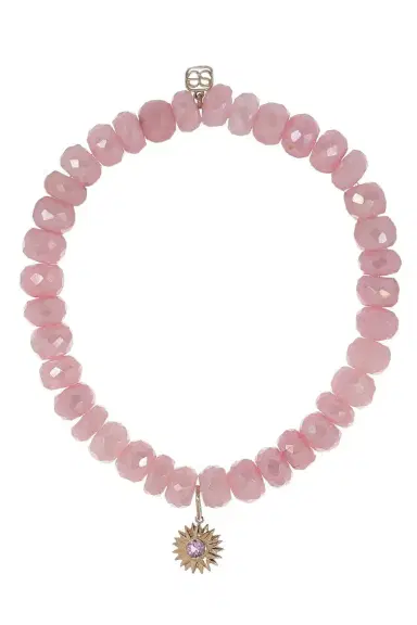 Sydney Evan Pink Grapolite Solar Charm Bracelet | Thumbnail 1
