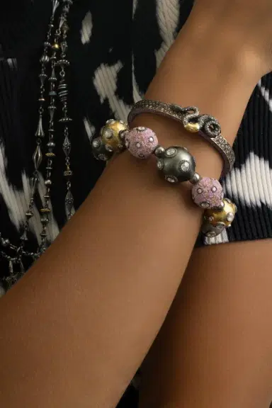 SEVAN BICAKCI Pink Moasic Large Ball Bracelet | Thumbnail 4
