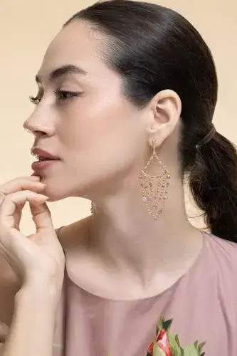Coomi Pink Sapphire Affinity Chain Earrings | Thumbnail 2 Coomi Pink Sapphire Affinity Chain Earrings | Thumbnail 2