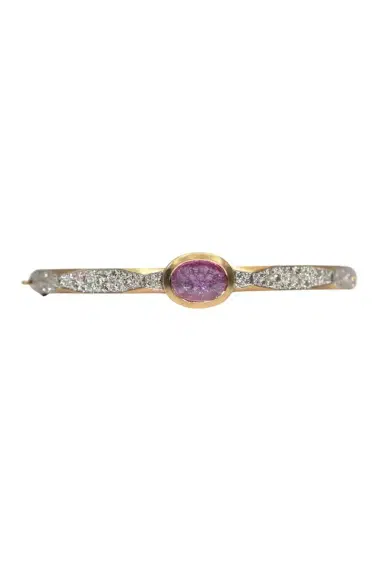 ARUNASHI Pink Sapphire Enigma Single Bangle Bracelet | Thumbnail 1 ARUNASHI Pink Sapphire Enigma Single Bangle Bracelet | Thumbnail 1