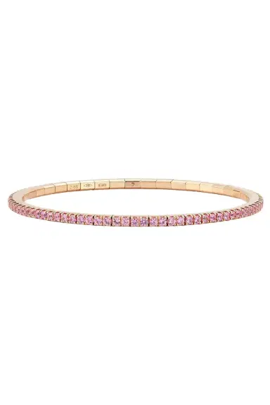 ROBERTO DEMEGLIO Pink Sapphire Extensible Stretch Bracelet | Thumbnail 1