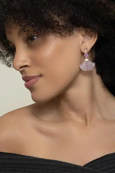 Silvia Furmanovich Pink Tourmaline Rose Quartz Dervish Earrings | Thumbnail 2 Silvia Furmanovich Pink Tourmaline Rose Quartz Dervish Earrings | Thumbnail 2