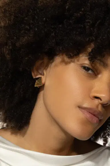 ALETTO BROTHERS Piramide Stud Earrings | Thumbnail 4
