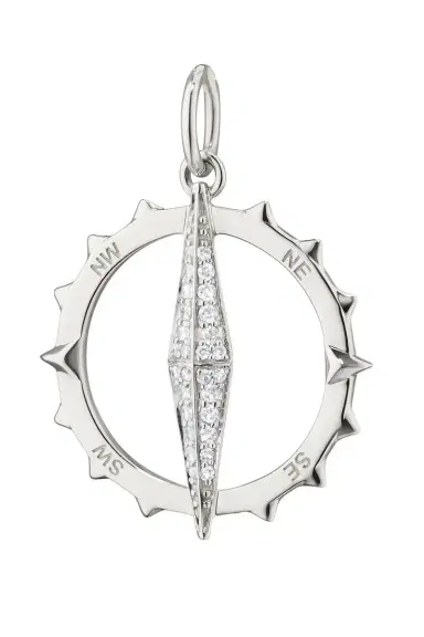 MONICA RICH KOSANN Points North Large Compass Charm | Thumbnail 1