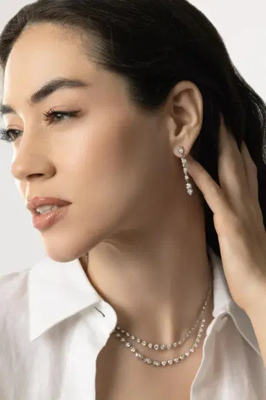 Jade Trau Poppy Loop Earrings | Thumbnail 2