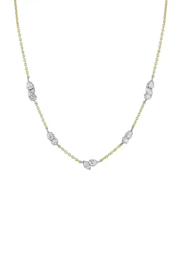 Jade Trau Posey Station Necklace
