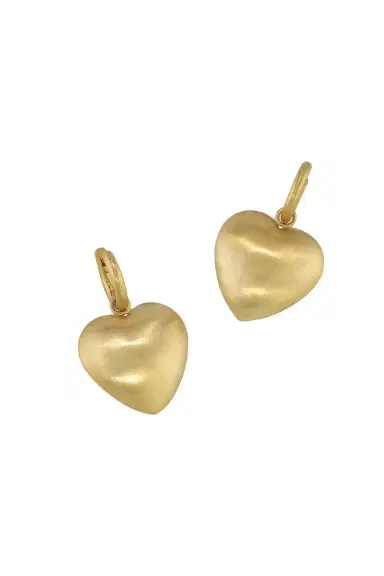 IRENE NEUWIRTH JEWELRY Puffed Dome Heart Huggie Earrings | Thumbnail 1