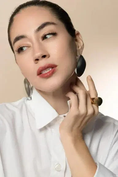 Jennifer Fisher Puffy Cushion Earrings - Silver | Thumbnail 2