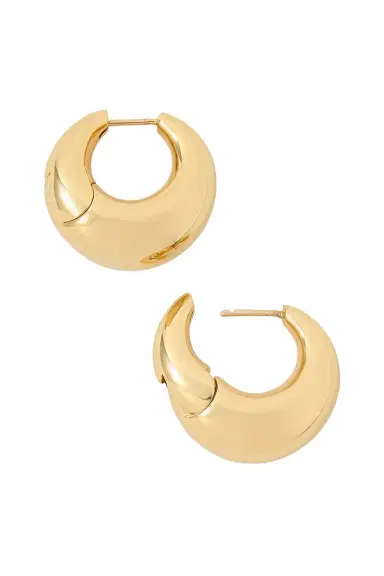 Jennifer Fisher Puffy Hinged Huggie Earrings | Thumbnail 1 Jennifer Fisher Puffy Hinged Huggie Earrings | Thumbnail 1