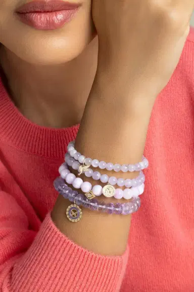 Sydney Evan Purple Eye Charm Bracelet | Thumbnail 2 Sydney Evan Purple Eye Charm Bracelet | Thumbnail 2
