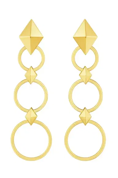 CADAR Python Long Drop Earrings | Thumbnail 1