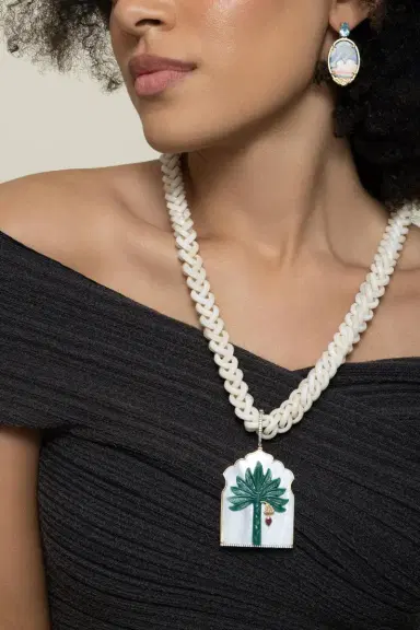 Silvia Furmanovich Quartz Diamond Pearl Window Necklace | Thumbnail 2 Silvia Furmanovich Quartz Diamond Pearl Window Necklace | Thumbnail 2