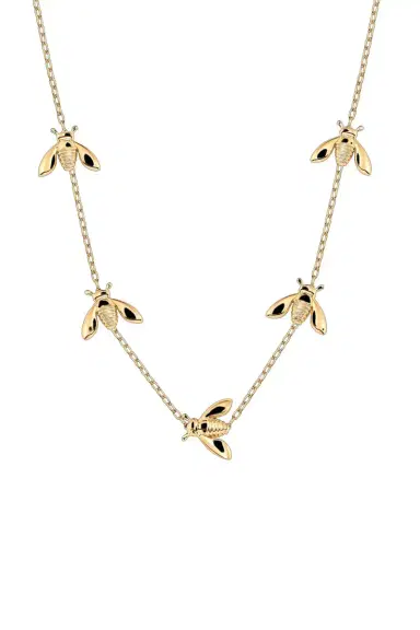SARA WEINSTOCK Queen Bee 5 Station Necklace | Thumbnail 1