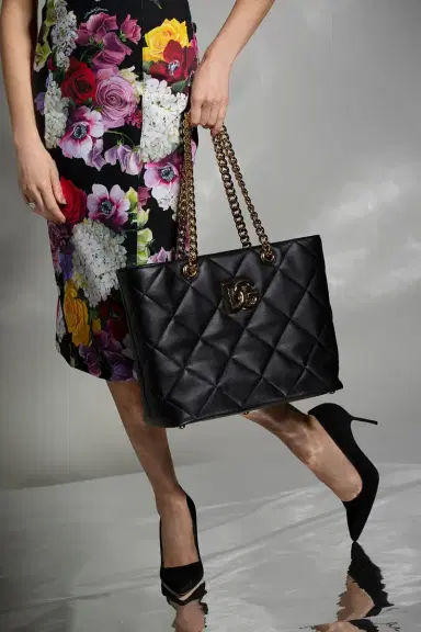 Dolce & Gabbana Quilted Tote With Chain Straps | Thumbnail 2