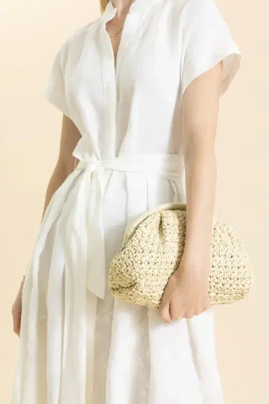 ELEVENTY Raffia Clutch | Thumbnail 4