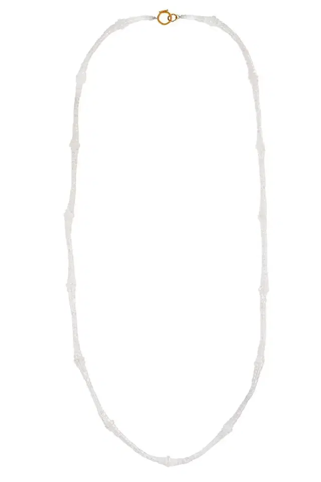 DEVON WOODHILL Rainbow Moonstone Button Bead Necklace