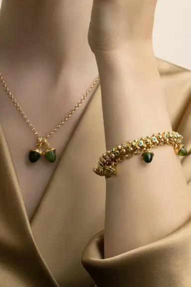 TAMARA COMOLLI Rainforest Mikado Flamenco Charm Bracelet | Thumbnail 2