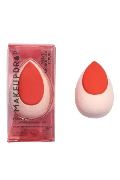 MAKEUPDROP Red Velvet Makeup Sponge | Thumbnail 1 MAKEUPDROP Red Velvet Makeup Sponge | Thumbnail 1