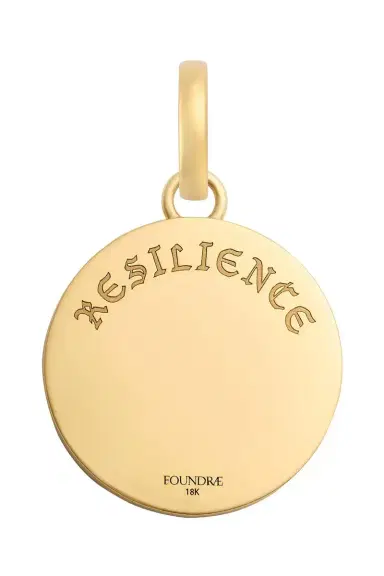 Foundrae Resilience - Diamond Pavé Blossoms Floral Screen Medium Medallion | Thumbnail 5 Foundrae Resilience - Diamond Pavé Blossoms Floral Screen Medium Medallion | Thumbnail 5
