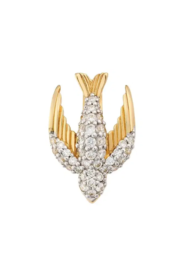 Foundrae Resilience - Diamond Pavé Medium Sparrow Decorative Annex Link