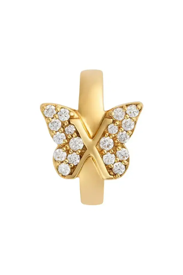 Foundrae Reverie - Diamond Pavé Medium Butterfly Decorative Annex Link