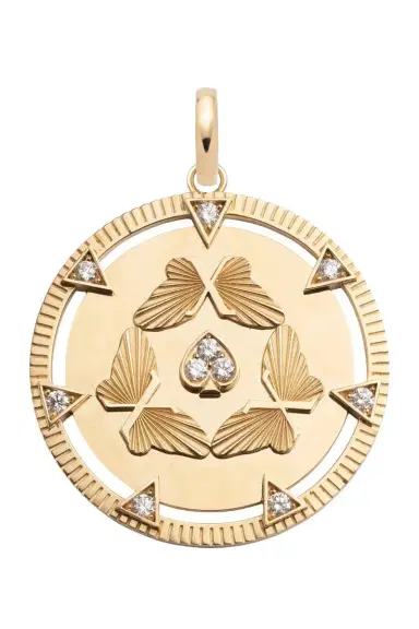 Foundrae Reverie Butterfly Triskele Exuberant Medallion | Thumbnail 1