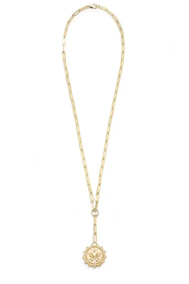 Foundrae Reverie Classic Fob Clip Extension Chain Necklace