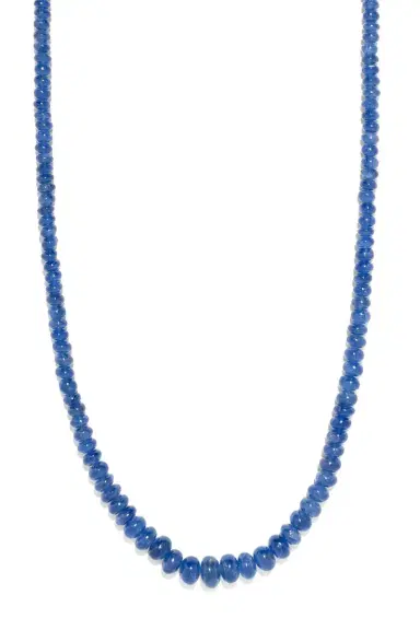 Azlee Rich Sapphire Bead Necklace | Thumbnail 1