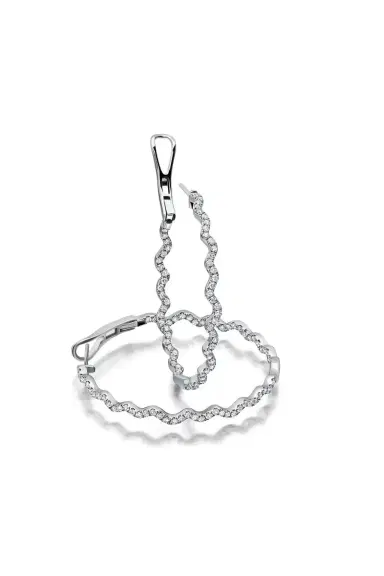 GRAZIELA Rio Diamond Inside Outside Hoop Earrings | Thumbnail 7 GRAZIELA Rio Diamond Inside Outside Hoop Earrings | Thumbnail 7