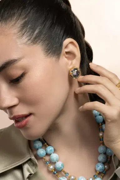 VERDURA Rock Crystal Cage Earrings | Thumbnail 2