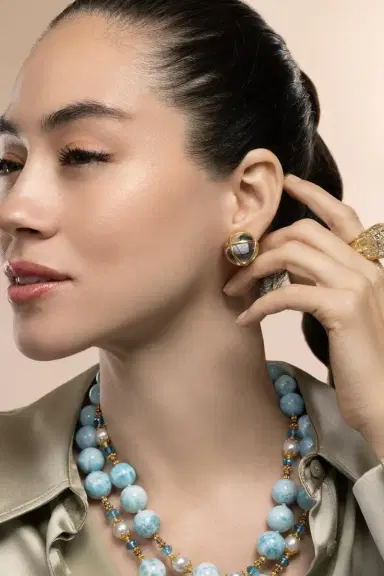 VERDURA Rock Crystal Cage Earrings | Thumbnail 3