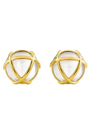 VERDURA Rock Crystal Cage Earrings | Thumbnail 1