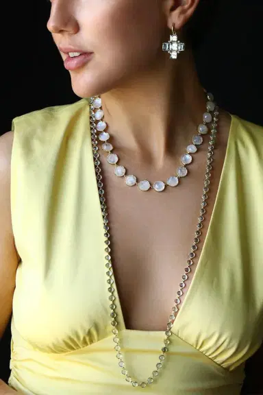 IRENE NEUWIRTH JEWELRY Rose Cut Aquamarine Necklace | Thumbnail 4