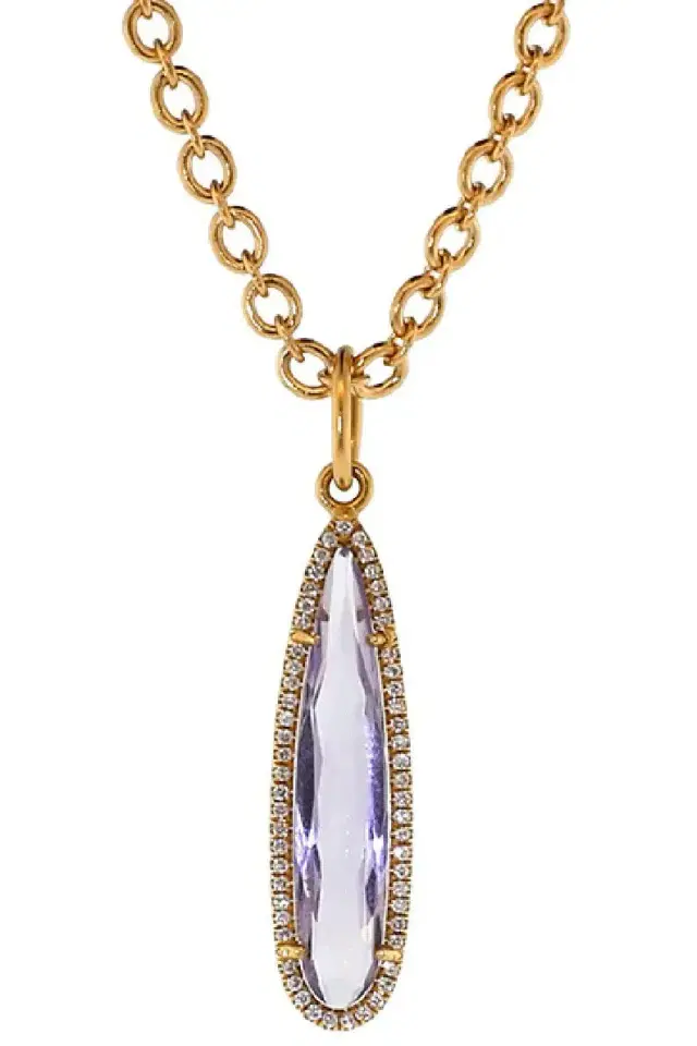 IRENE NEUWIRTH JEWELRY Rose De France Pendant