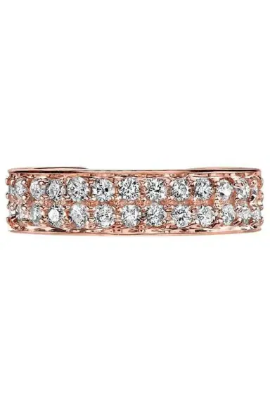 Anita Ko Rose Gold Double Row Diamond Ear Cuff | Thumbnail 1 Anita Ko Rose Gold Double Row Diamond Ear Cuff | Thumbnail 1