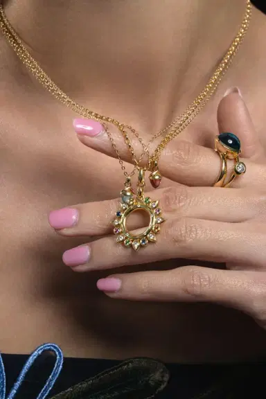 TAMARA COMOLLI Rose Tourmaline myMikado Necklace | Thumbnail 3 TAMARA COMOLLI Rose Tourmaline myMikado Necklace | Thumbnail 3