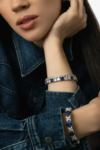 FANTASIA by DESERIO Round Brilliant Tube Bracelet | Thumbnail 5 FANTASIA by DESERIO Round Brilliant Tube Bracelet | Thumbnail 5
