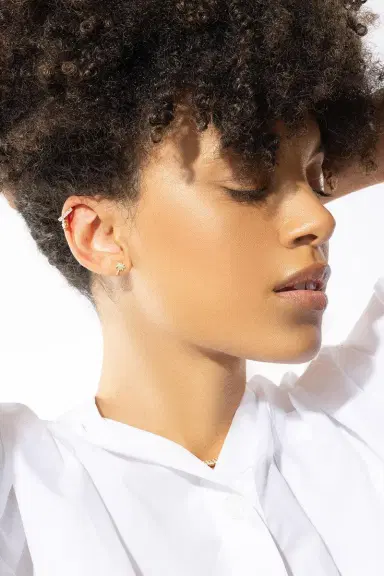 Anita Ko Round Diamond Drop Daphne Ear Cuff | Thumbnail 3