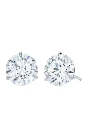 KWIAT Round Diamond Stud Earrings - 3.04ct | Thumbnail 1