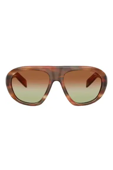 Prada Round Frame Gradient Sungllasses | Thumbnail 1