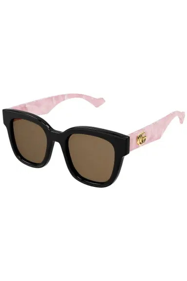 Gucci Round Logo Sunglasses - Black Pink | Thumbnail 3 Gucci Round Logo Sunglasses - Black Pink | Thumbnail 3