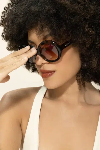 Prada Round Oversized Gradient Sunglasses | Thumbnail 3